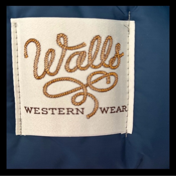 Vtg 90s Walls Outdoors Western Wear Cowboy Puffer Jacket Men’s Med Made USA EUC - Picture 5 of 6